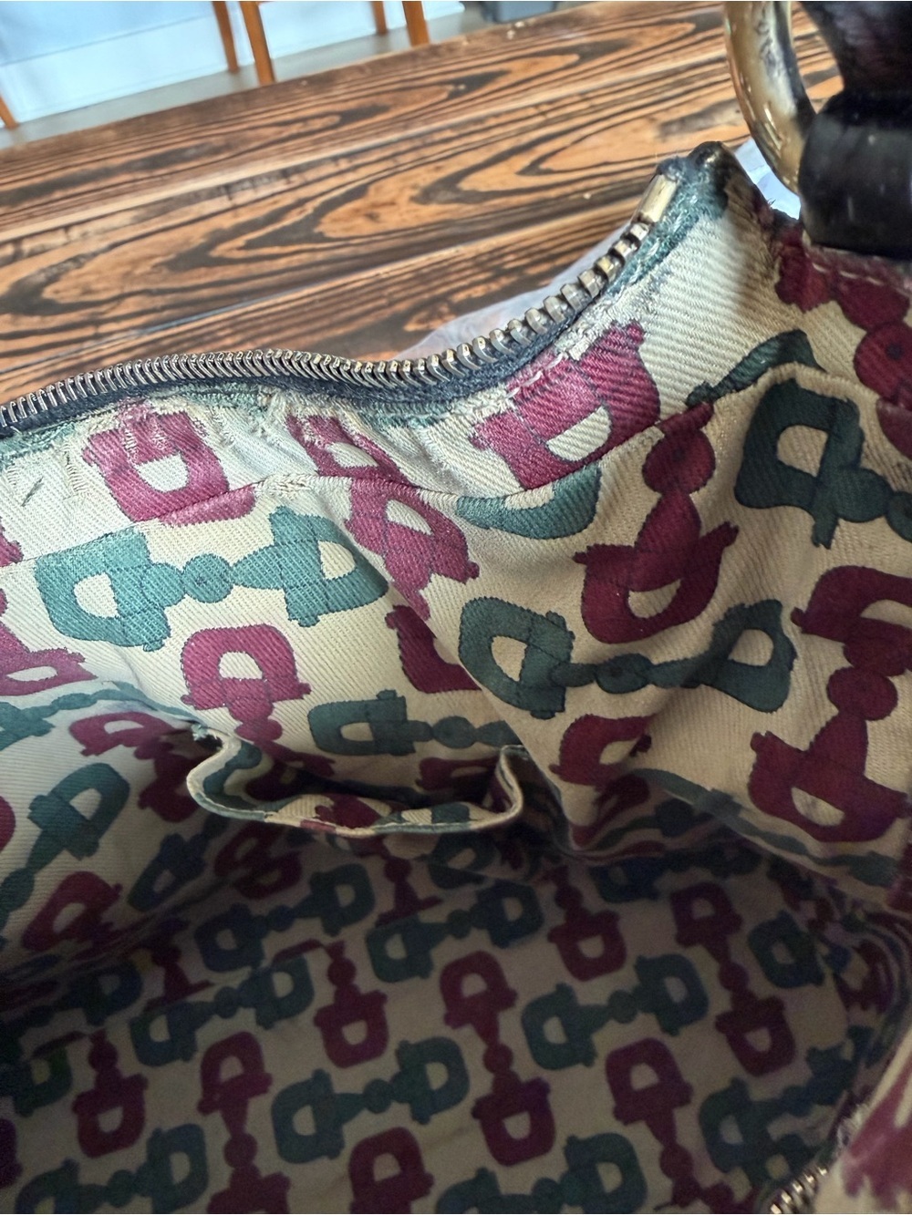 Gucci Guccissima Leather w/ Crystal Rhinestone Bag Custom One-of-a-Kind Piece - Picture 17 of 17